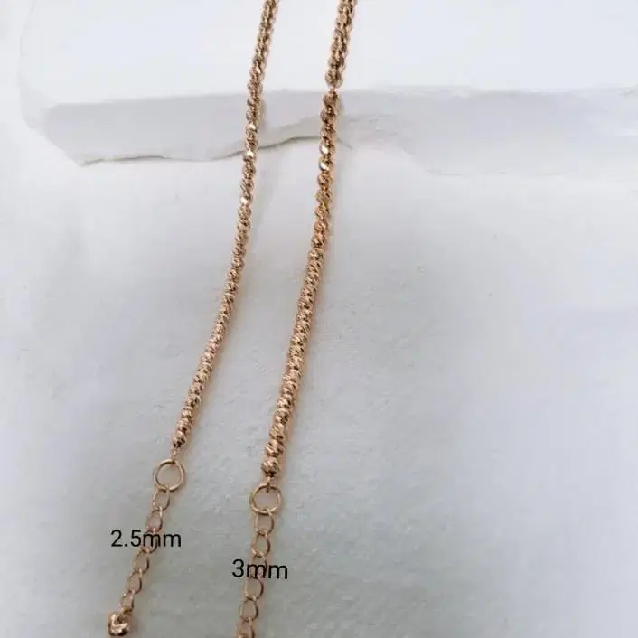 14k 레인볼팔찌 3mm