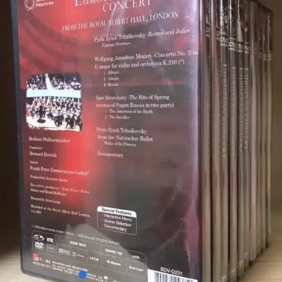 베를린 필하모닉 유러피안 콘서트(10disc) DVD 새상품