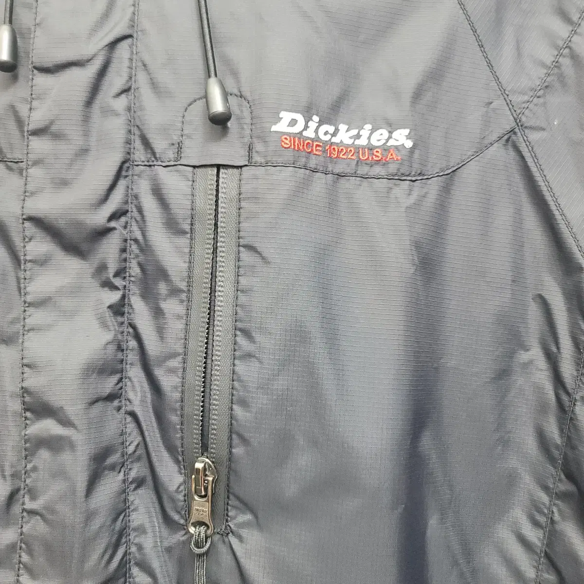 90-(Dickies)디키즈 후드집업 블랙 바람막이