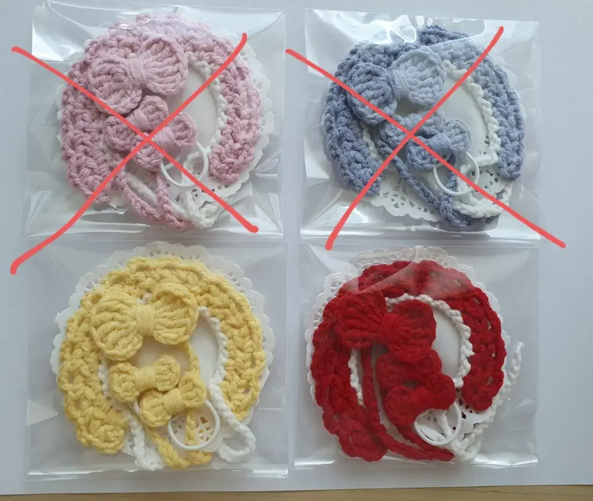 2 sets of 10cm doll clothes (mini ribbon + cape + ribbon headband)