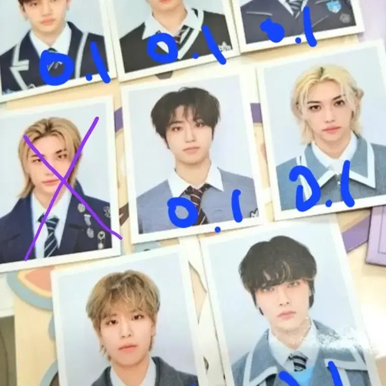 판매 스트레이키즈 Id photo card magic school