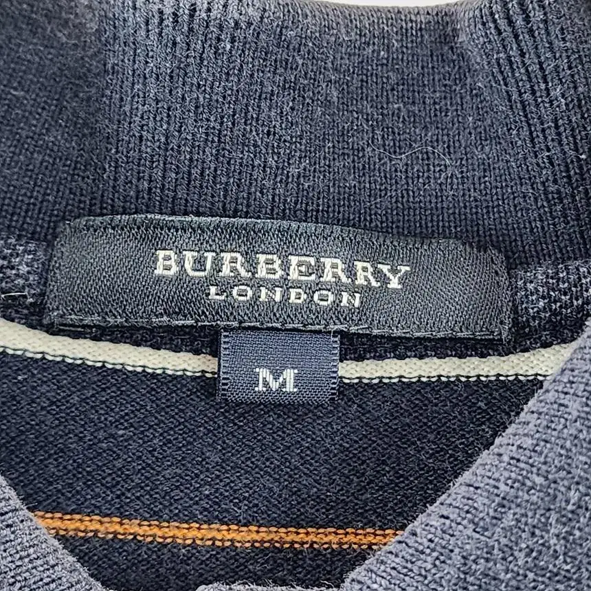 [M] BURBERRY 버버리 카라 반팔티 피케셔츠