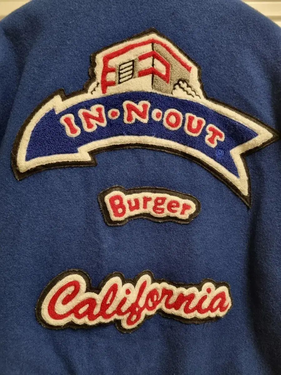 90's VarsityJacket LettermanVarsity In-N-Out Burger