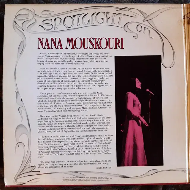 Nana Mouscouri spotlight on ..  lp