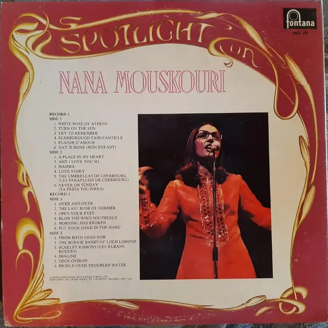 Nana Mouscouri spotlight on ..  lp