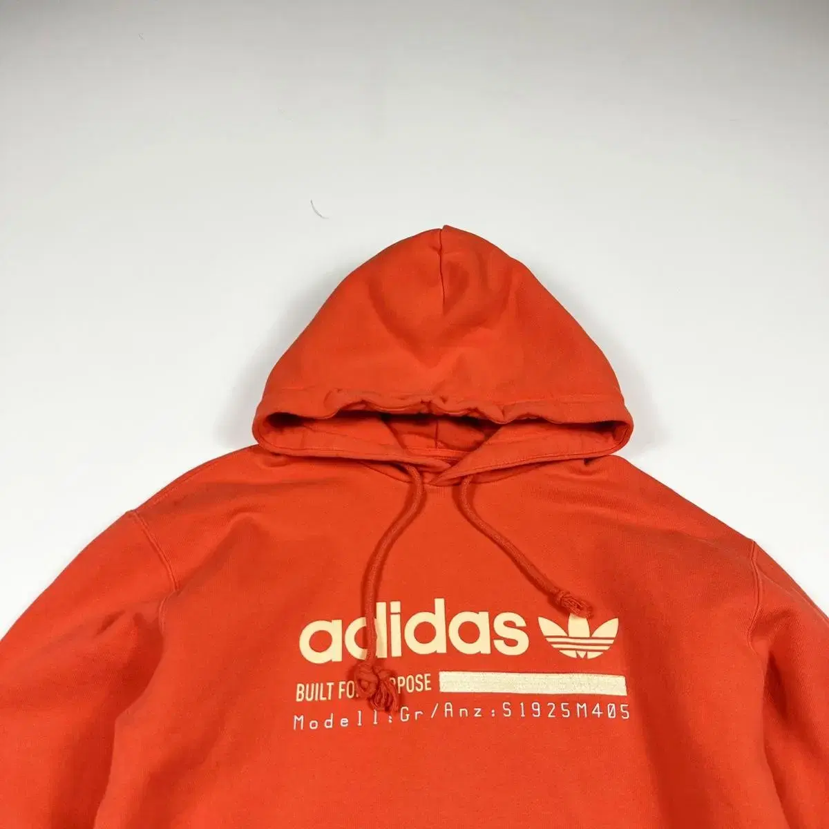 adidas Trefoil Orange Hoodie (true to size L)