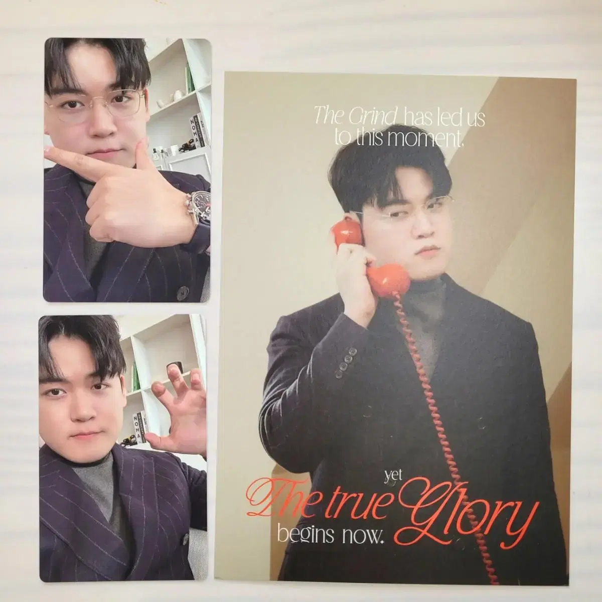 T1 season's greetings Kuma Yushi photocard postcard (T1)