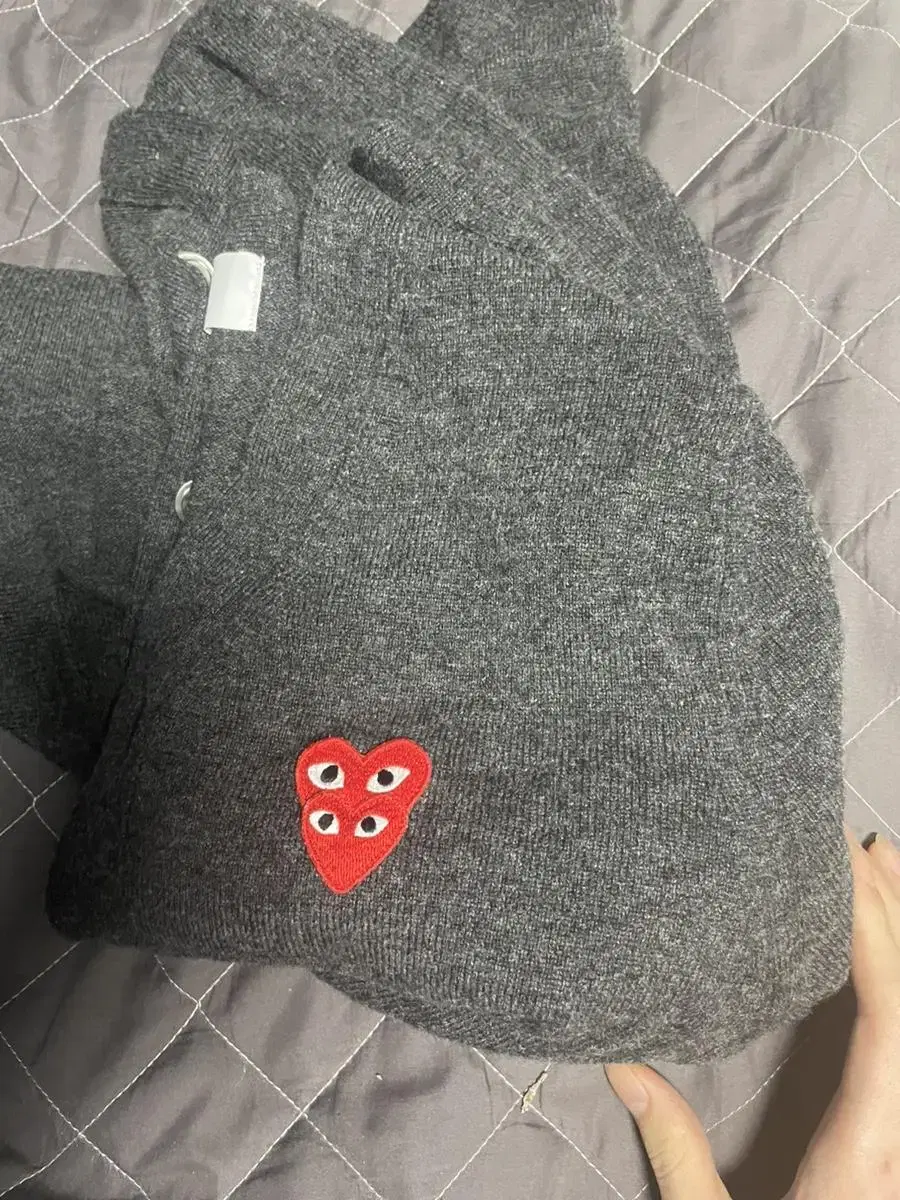 Comme des Garçons Song Double Heart Cardigan (New)