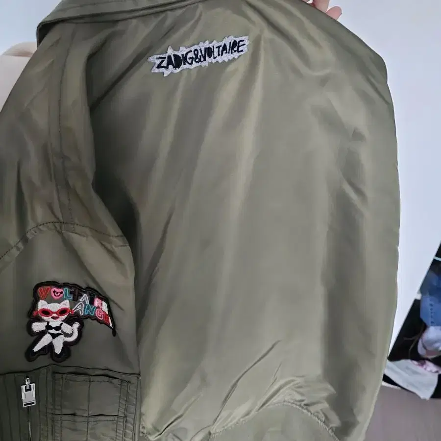 와펜장식 가을야상 새상품