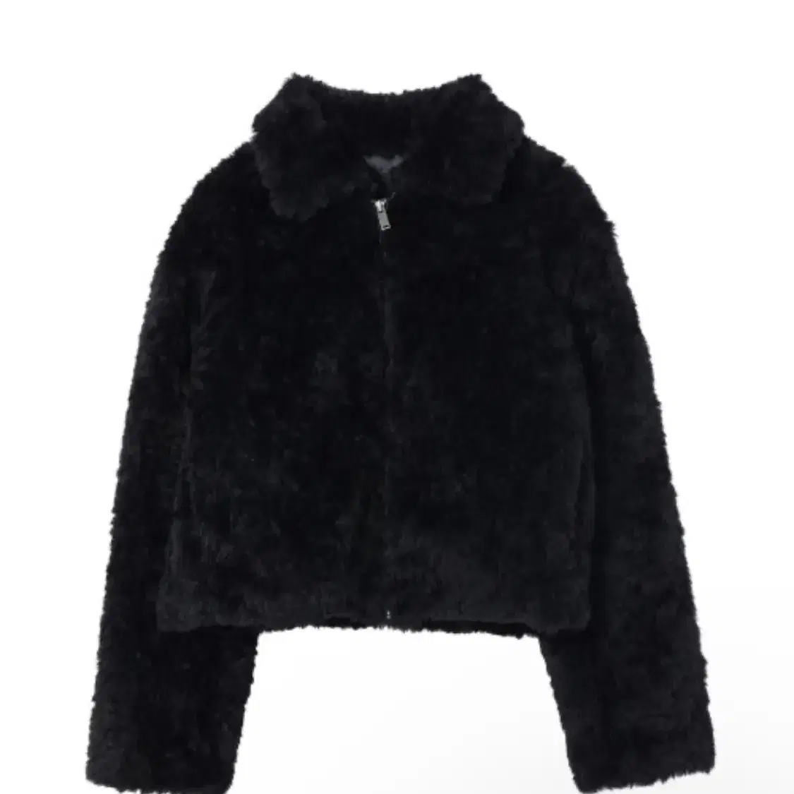 유희 YOUHEE SHEARING FUR JACKET BLACK