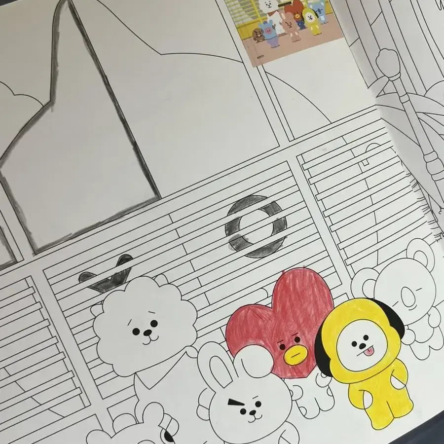 BT21 컬러링북