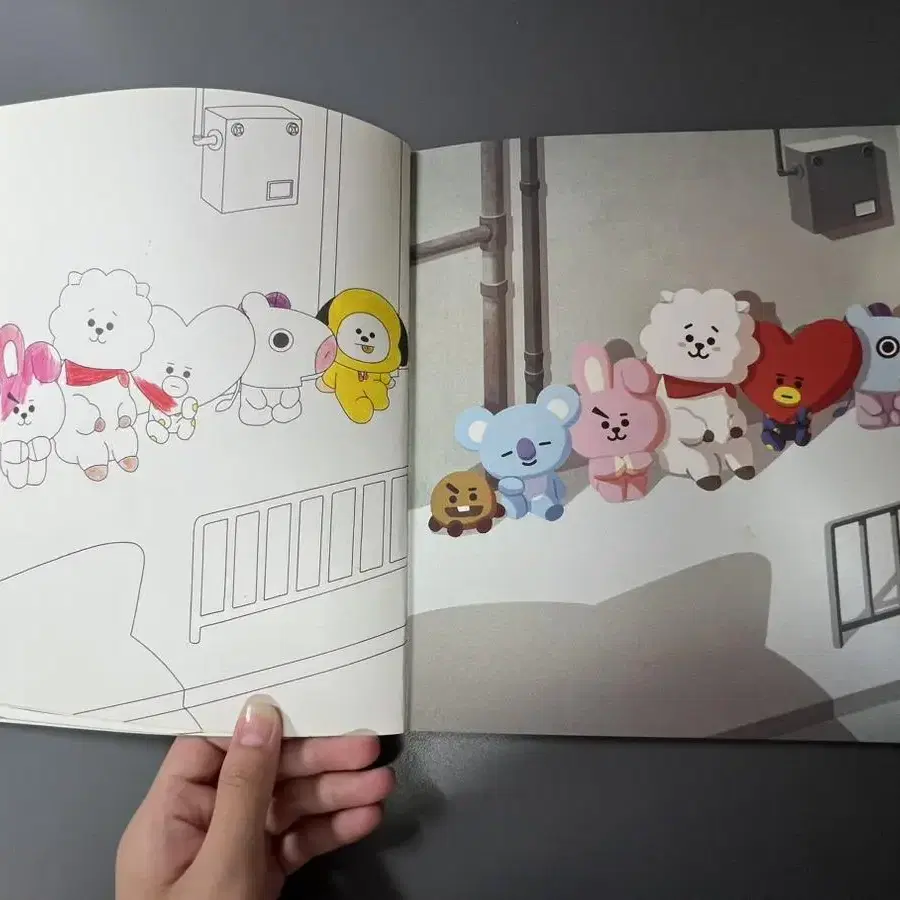 BT21 컬러링북