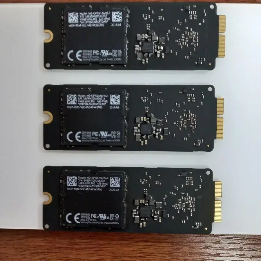 애플 정품 SSD (512GB,256GB,128GB)