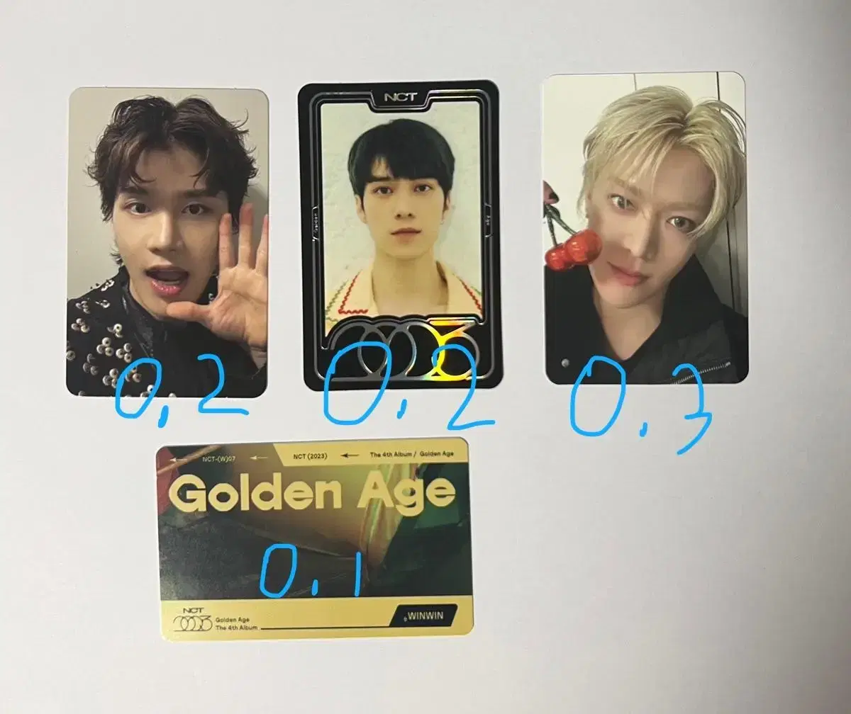 NCT photocard will be transferred to WTS. yuta hendery winwin Taeil