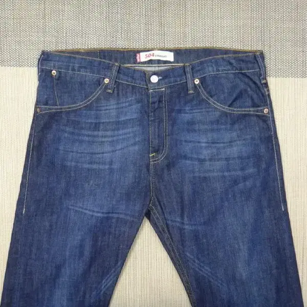 (37-38인치) 리바이스504 데님 일자 스트레이트진