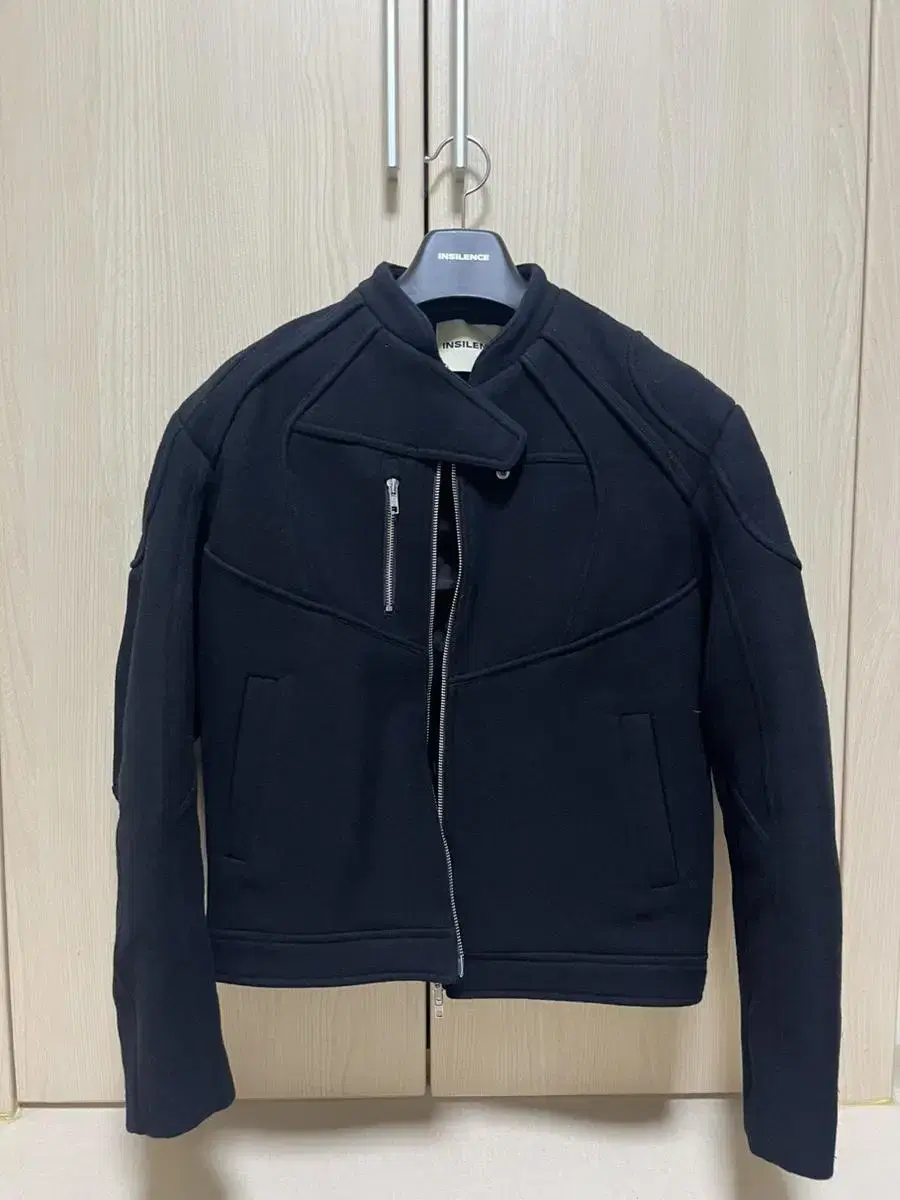 Drawcord wool racing jacket M