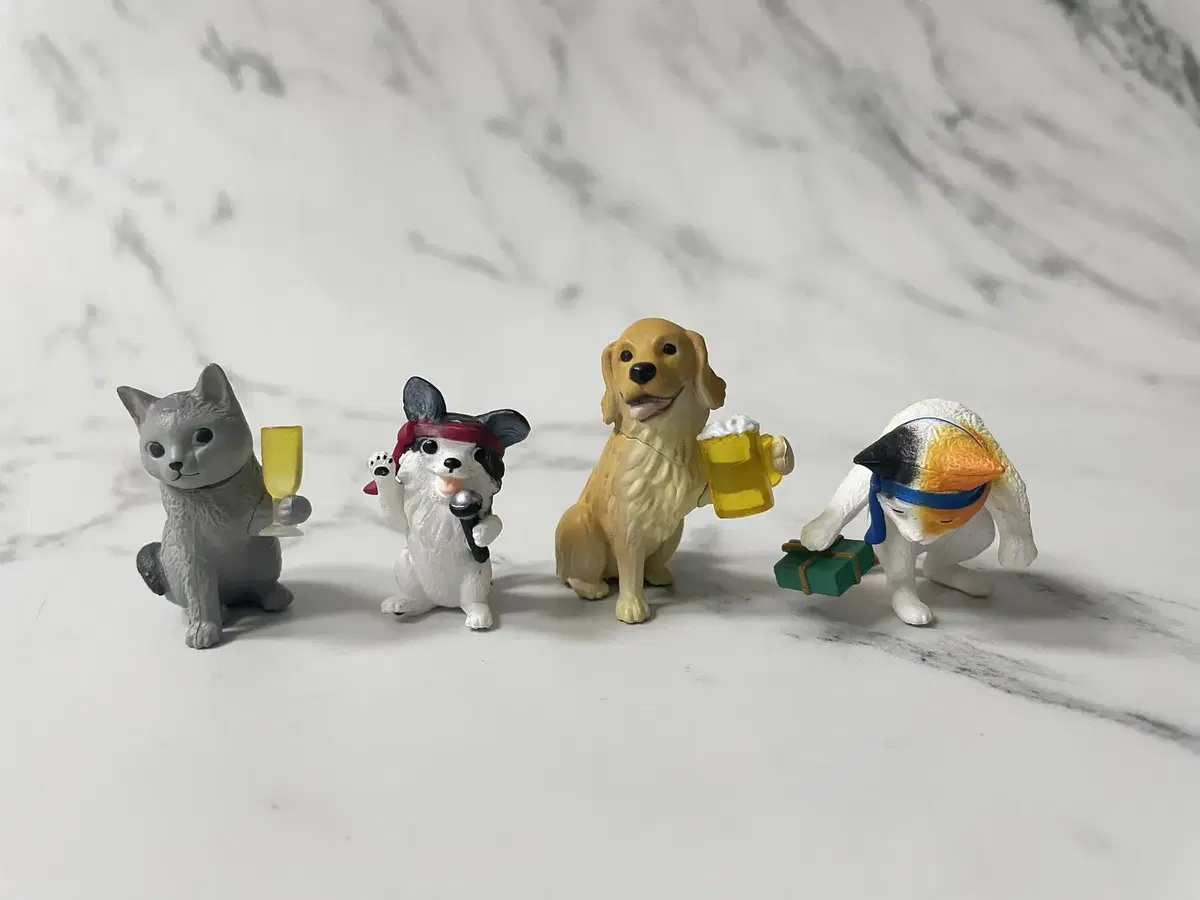 Drunken Puppy Cat Gacha Set