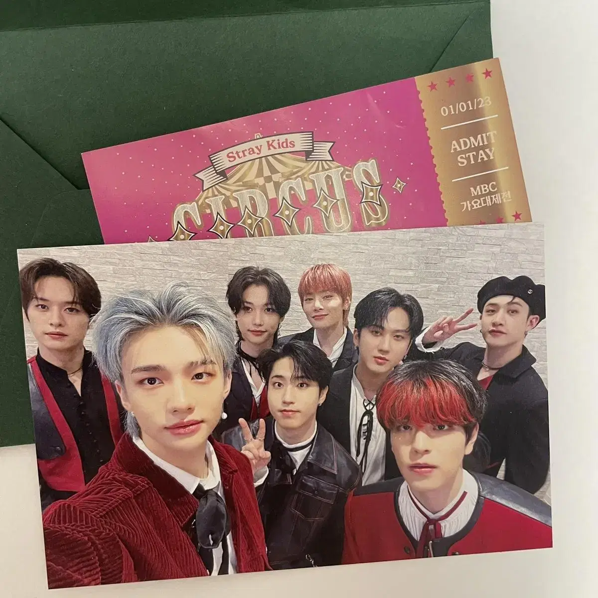 skz 22년 가요대제전 pre-record postcard wts