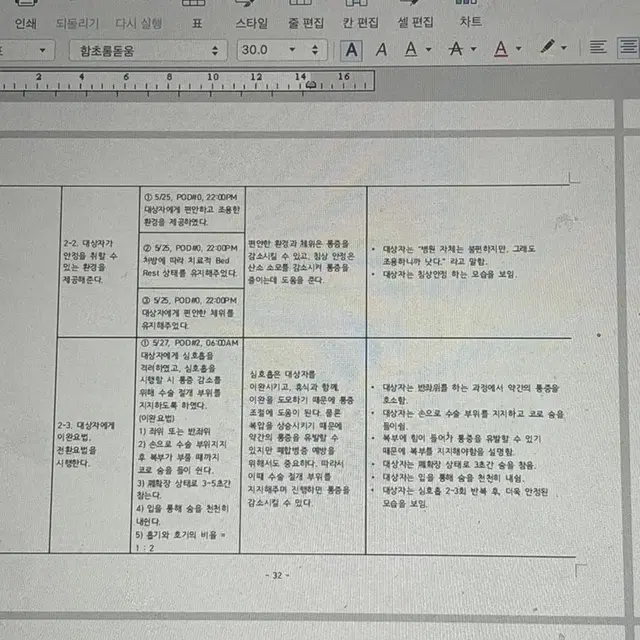 빅5 간호학과 A+ 케이스스터디 간호 pdf 간호과정 케이스 팔아요!