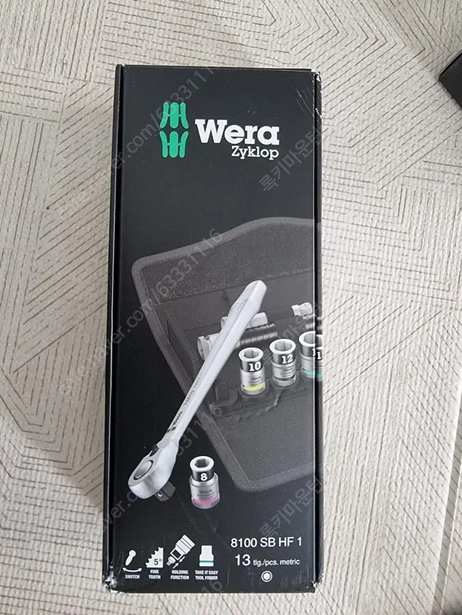 WERA 3/8 라쳇 복스알세트