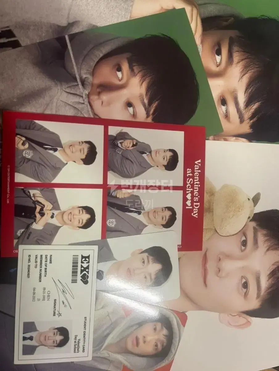 Exo 2024 seasons greetings chen buncheol (+Polaroid,Mu & Aladin)