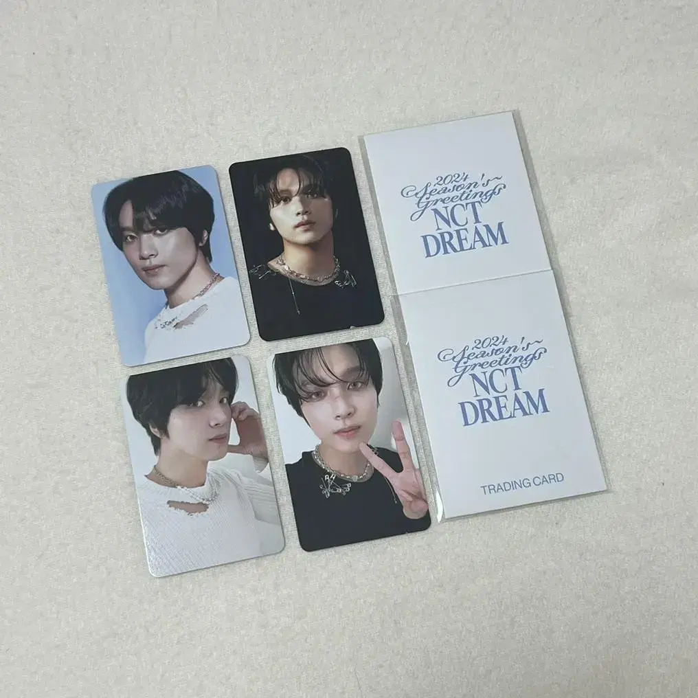 NCT Dream seasons greetings tc A version haechan full set bulk wts photocard Cello unsealed