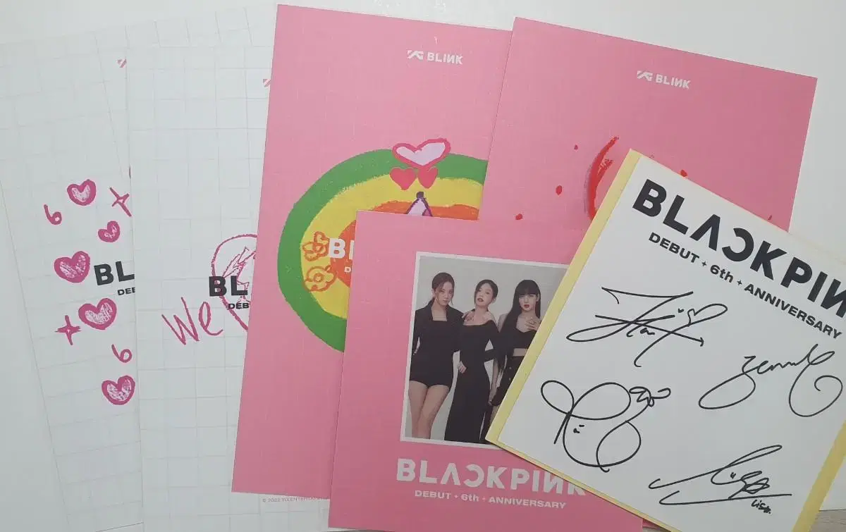 Limited edition black pink 6th anniversary the sameE pre-order benefit