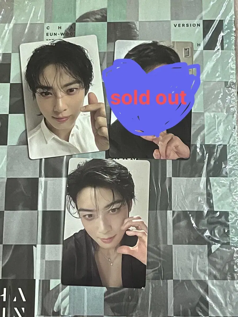 Safety Packaging)Cha Eunwoo ENTITY album photocard ENTITY wts