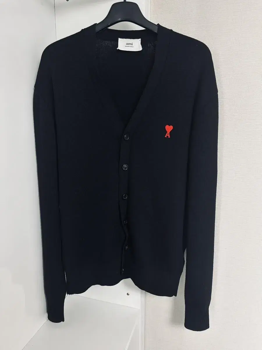 Ami Small Logo Cardigan