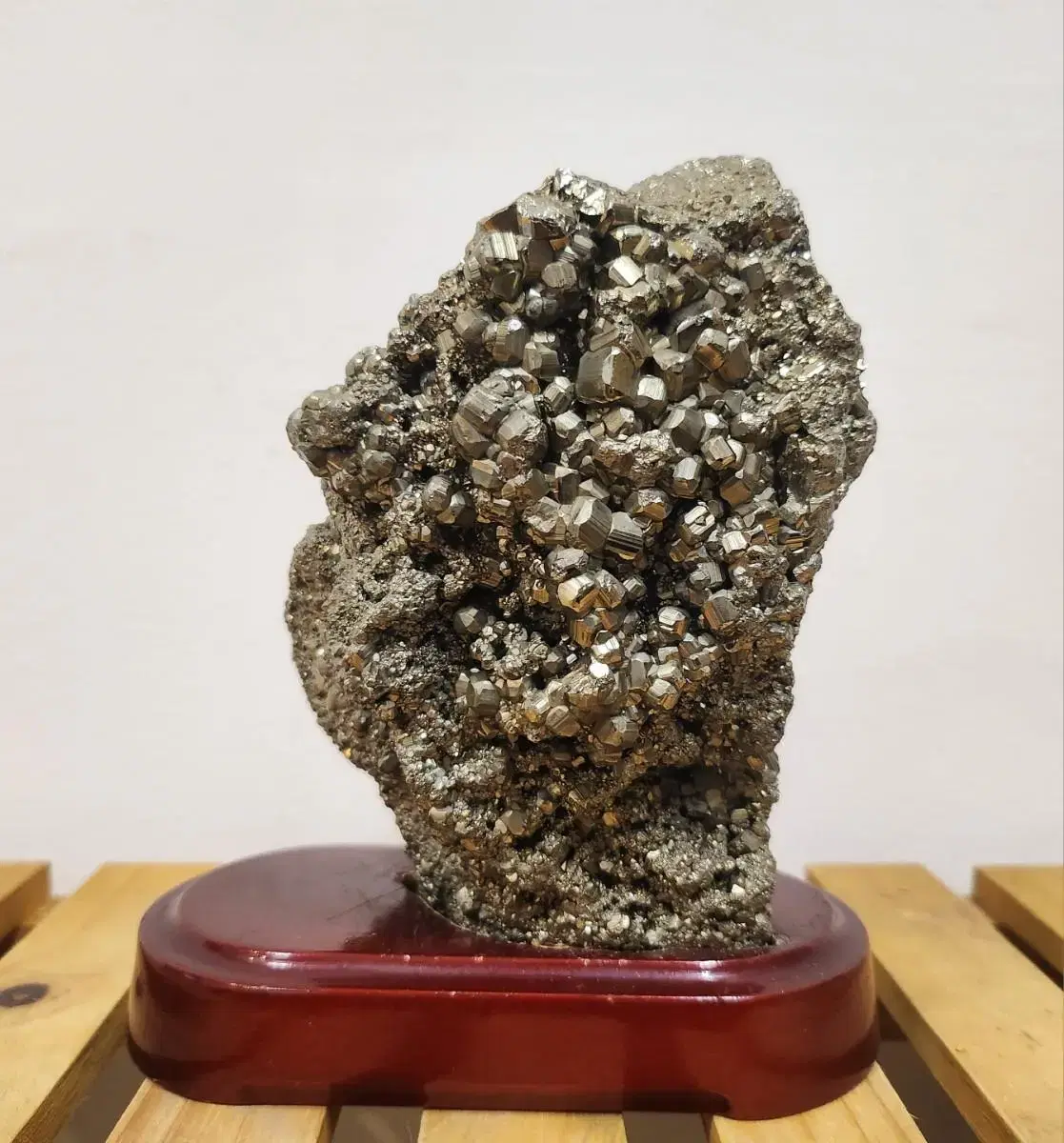 파이라이트 (Pyrite, 황철석) 광물 수석