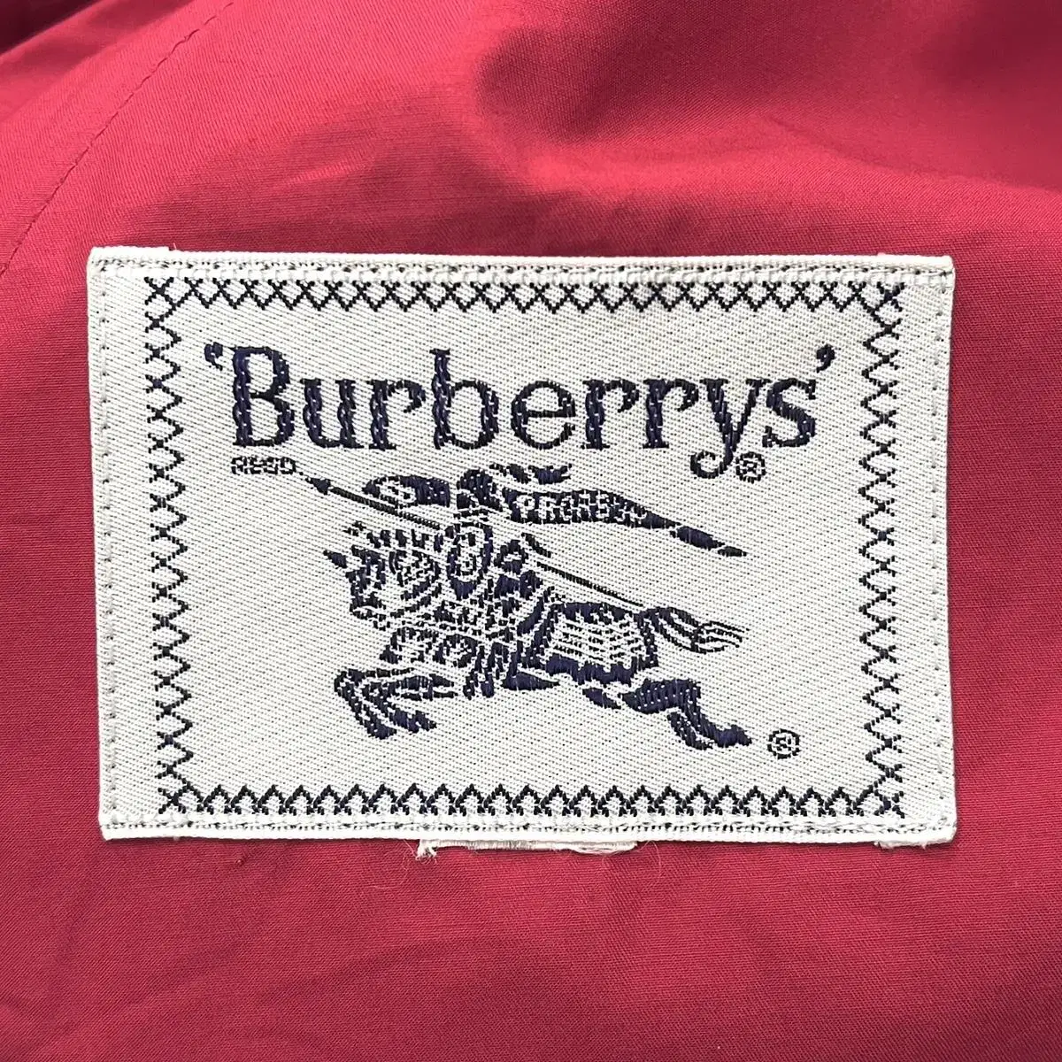 BURBERRY 버버리 레드 트렌치 크롭 자켓