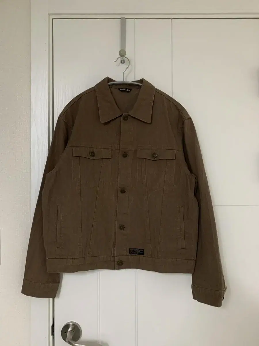 Unisex Vintage Hollow Brown Cotton Cotton Jacket