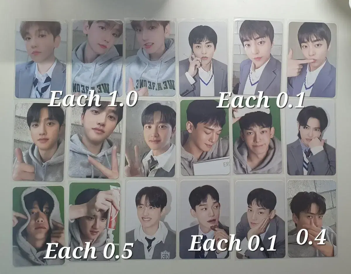 exo seasons greetings tc photocard wts