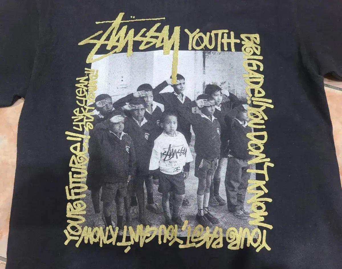 스투시 stussy youth brigade 티셔츠