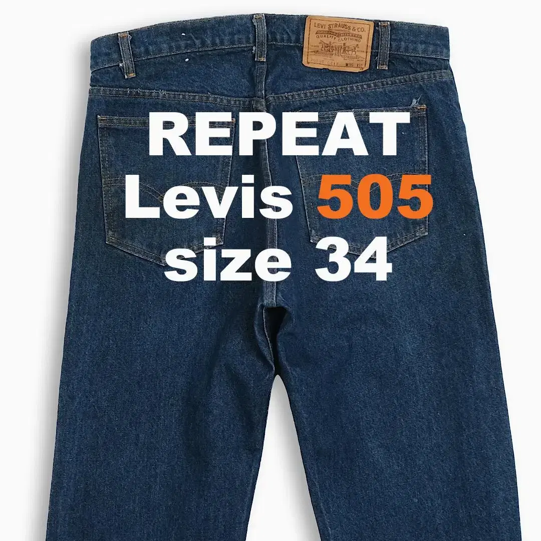 Levi's 505 Orangetab 80s USA 34 Size OR50536113