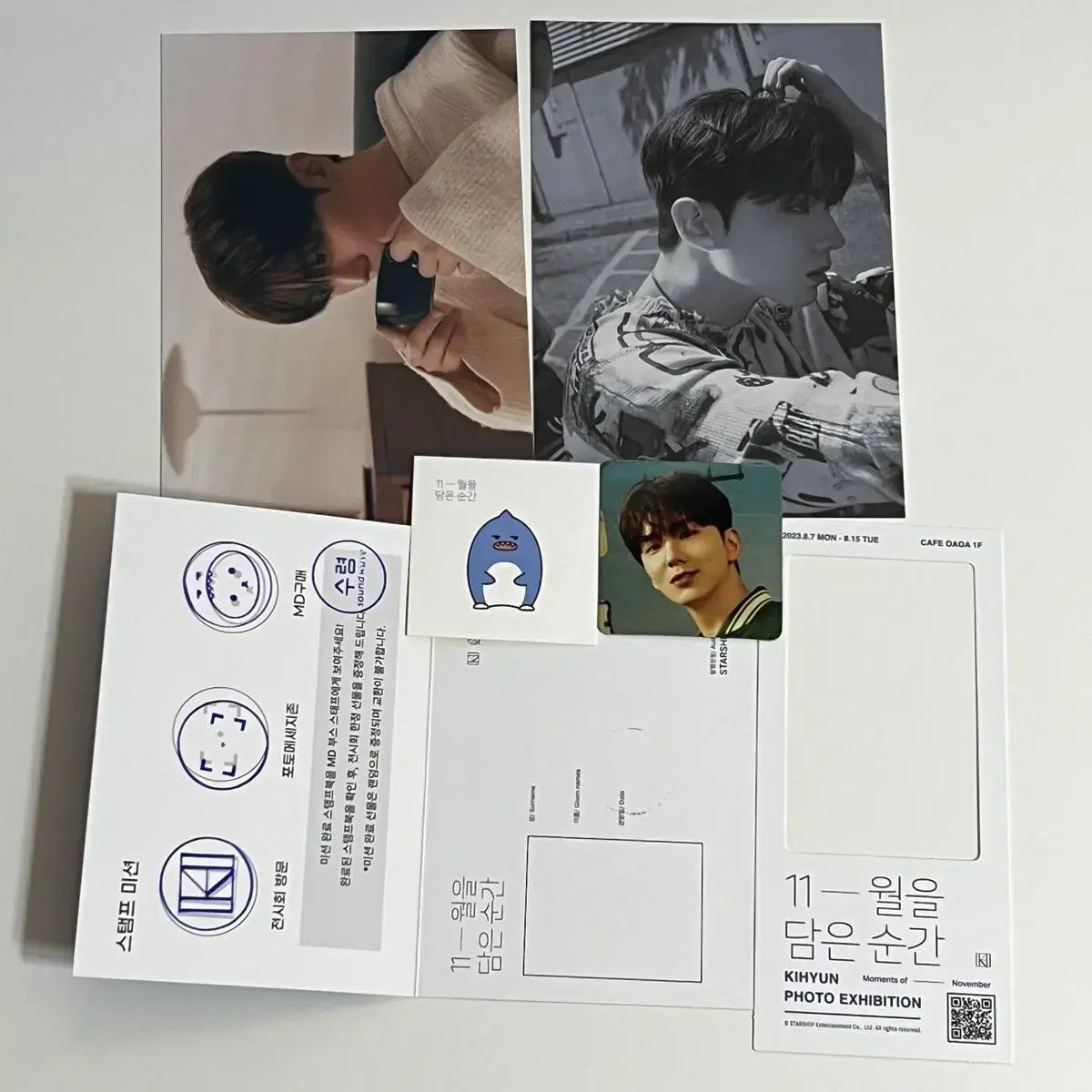 11December kihyun Exhibit Stampbook Magnets postcard sticker Frames in Bulk