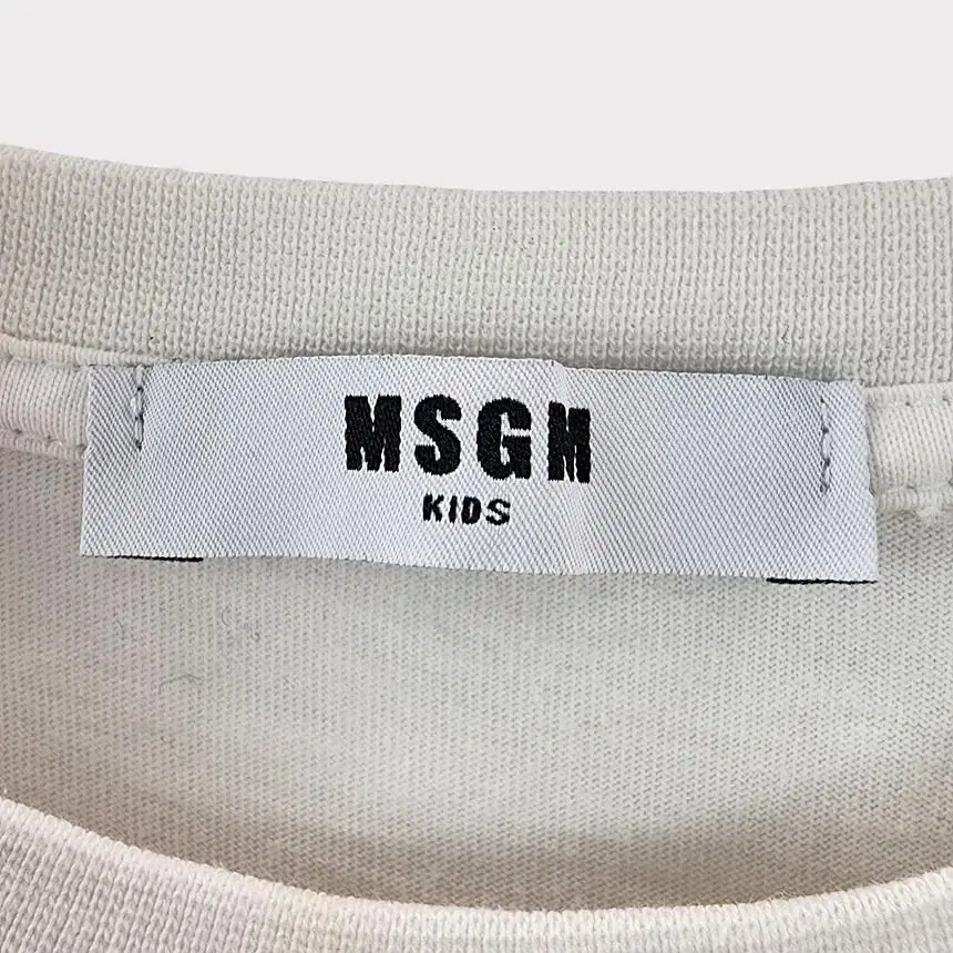 [12] MSGM 엠에스지엠 키즈 로고 반팔티