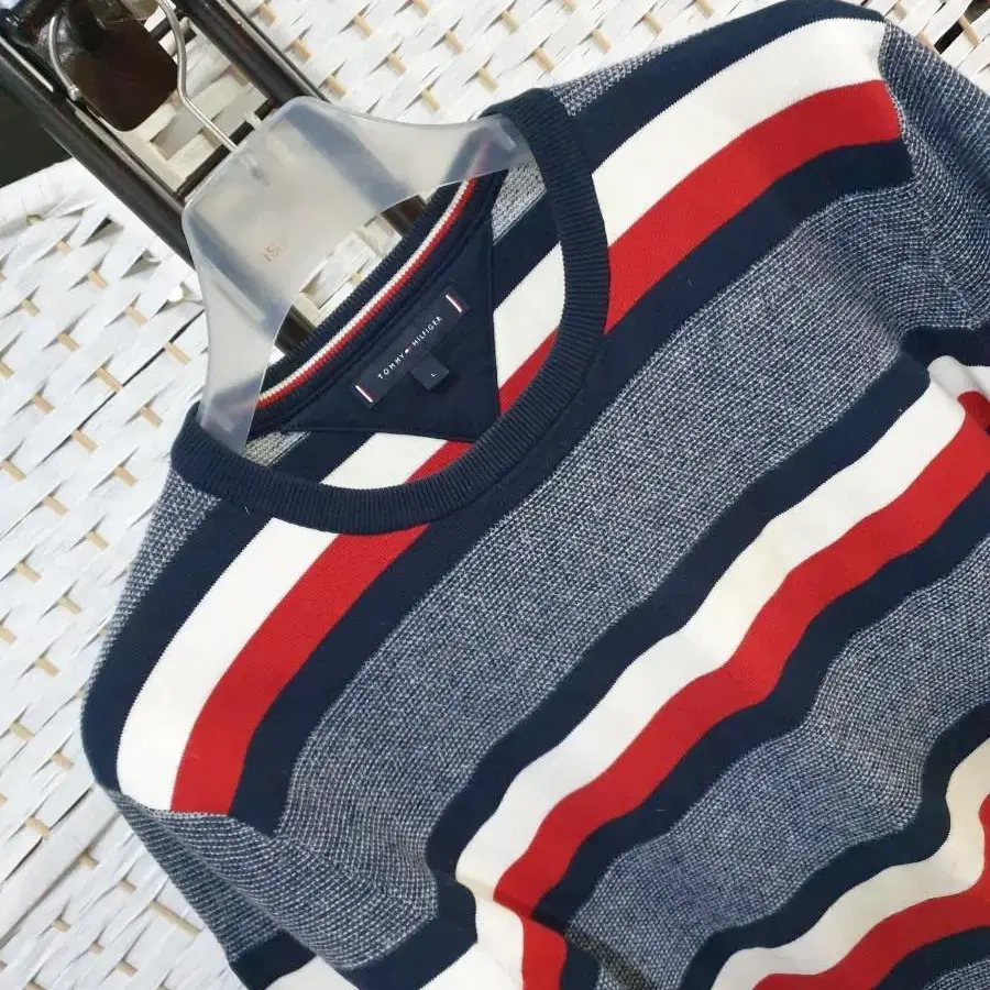 (1974) Tommy Hilfiger 니트 티셔츠 L