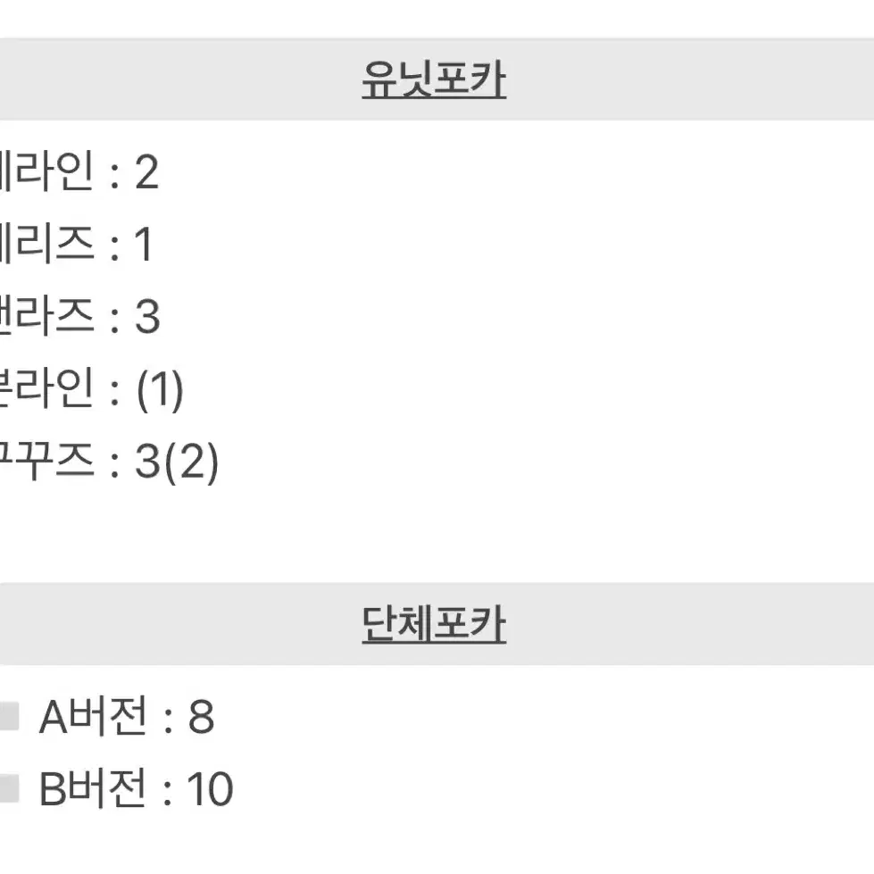 플레이브 W4L 더현대 럭드(밤비 은호) 포토카드