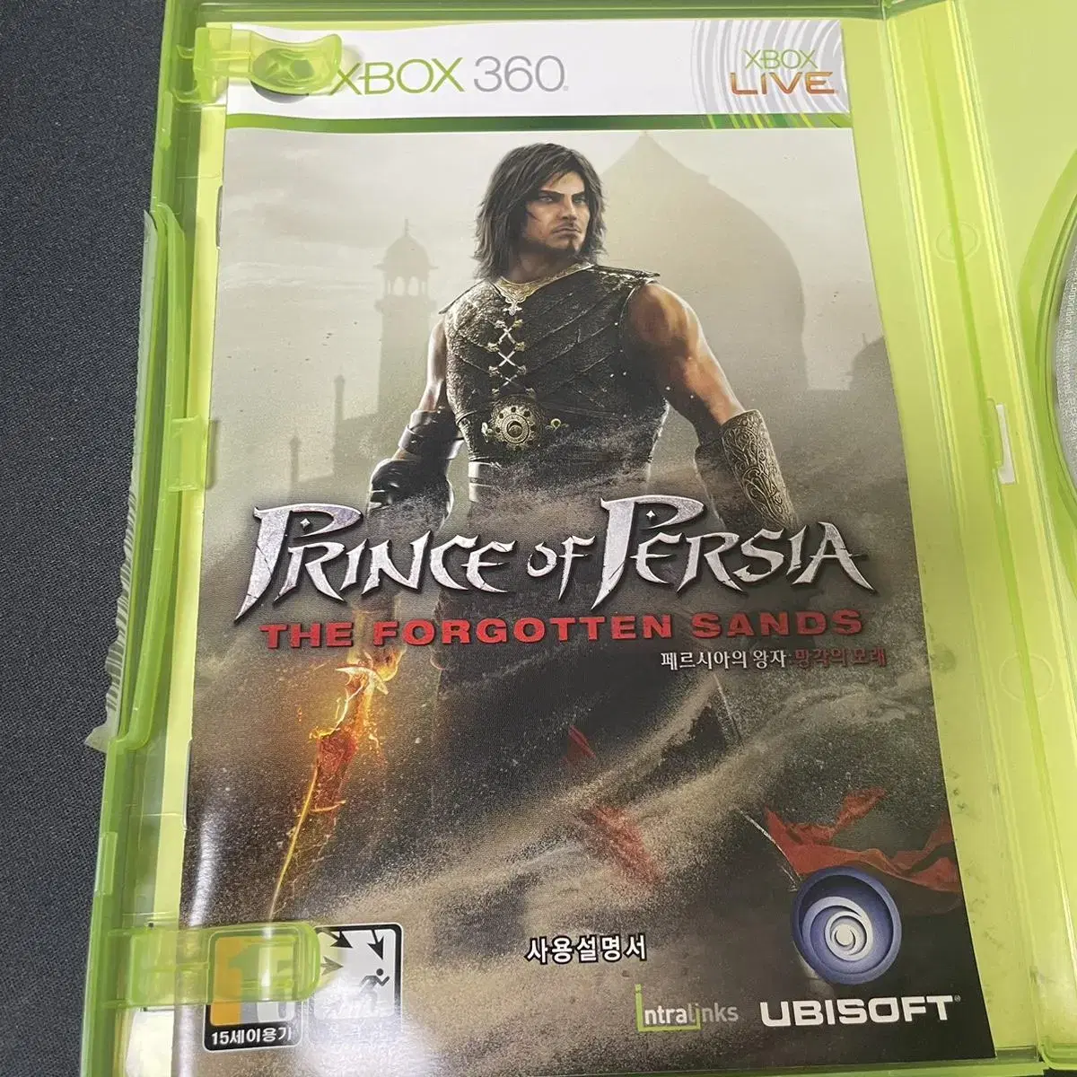 Xbox360) 페르시아의 왕자 망각의 모래 한글판 중고