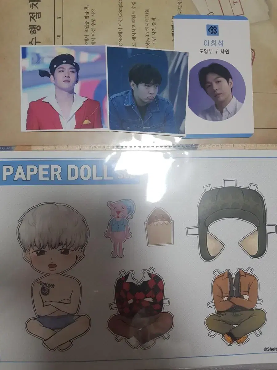 BTOB lee changsub paperdolls