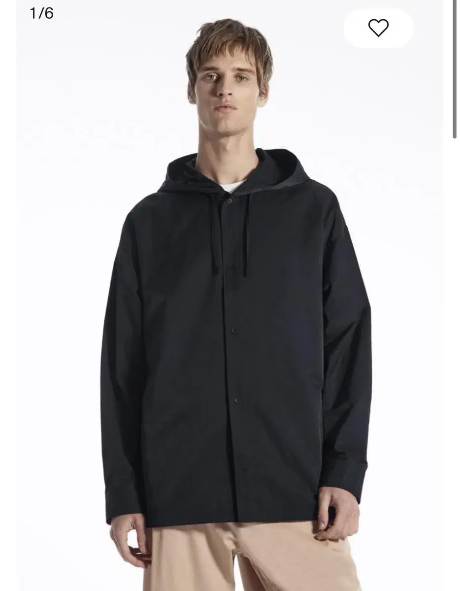 Course Oversized Hooded Shirt is new