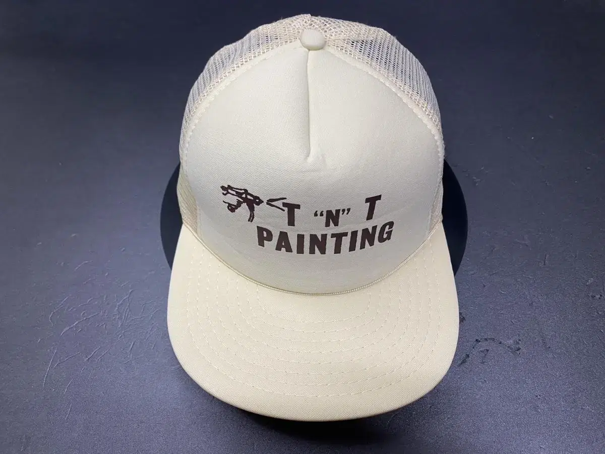 TnT painting vintage trucker cap