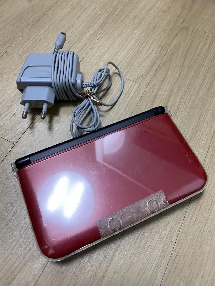 닌텐도 3DS XL 레드 본체 충전기 국내 정발