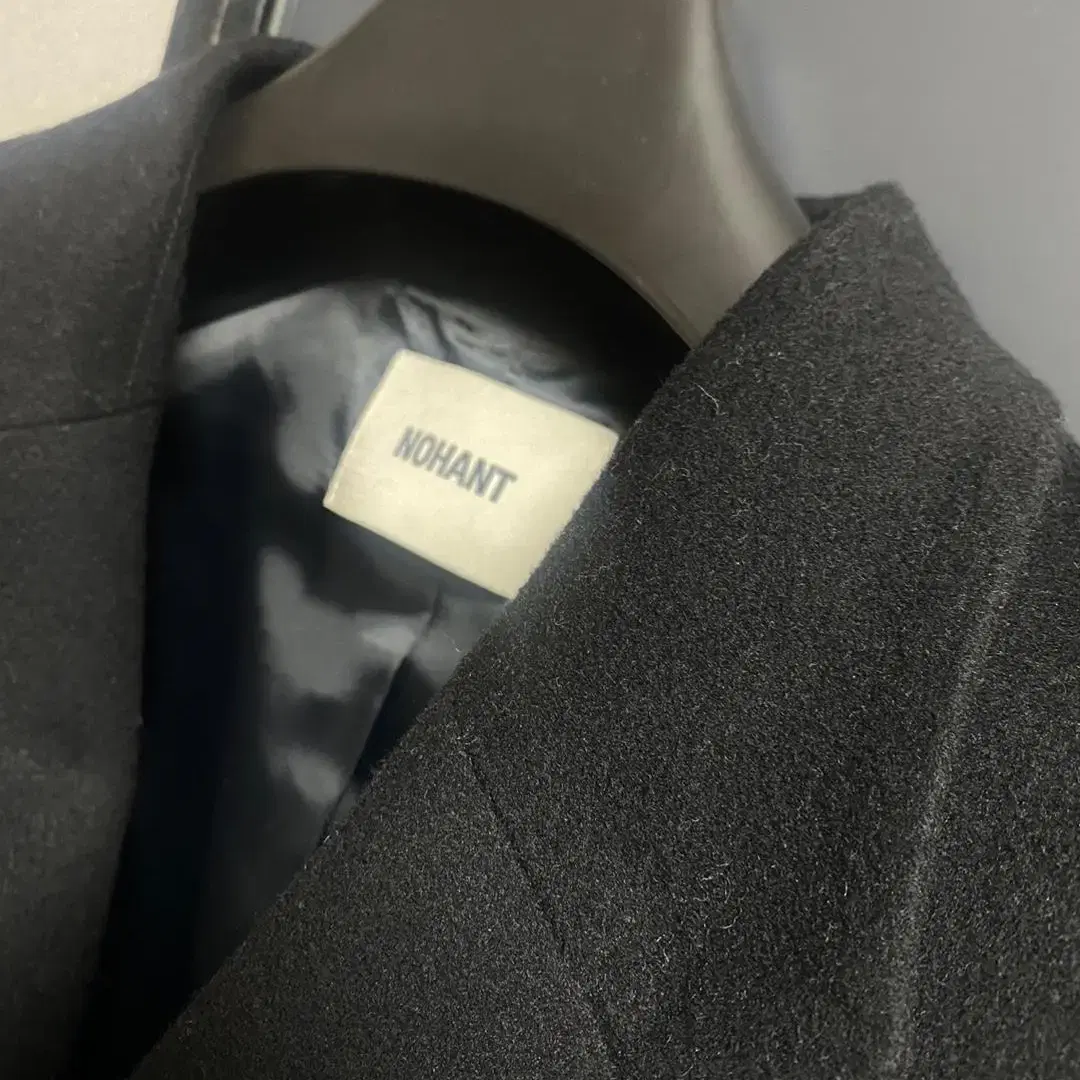 노앙 CASHMERE SINGLE BREASTED JACKET BLACK