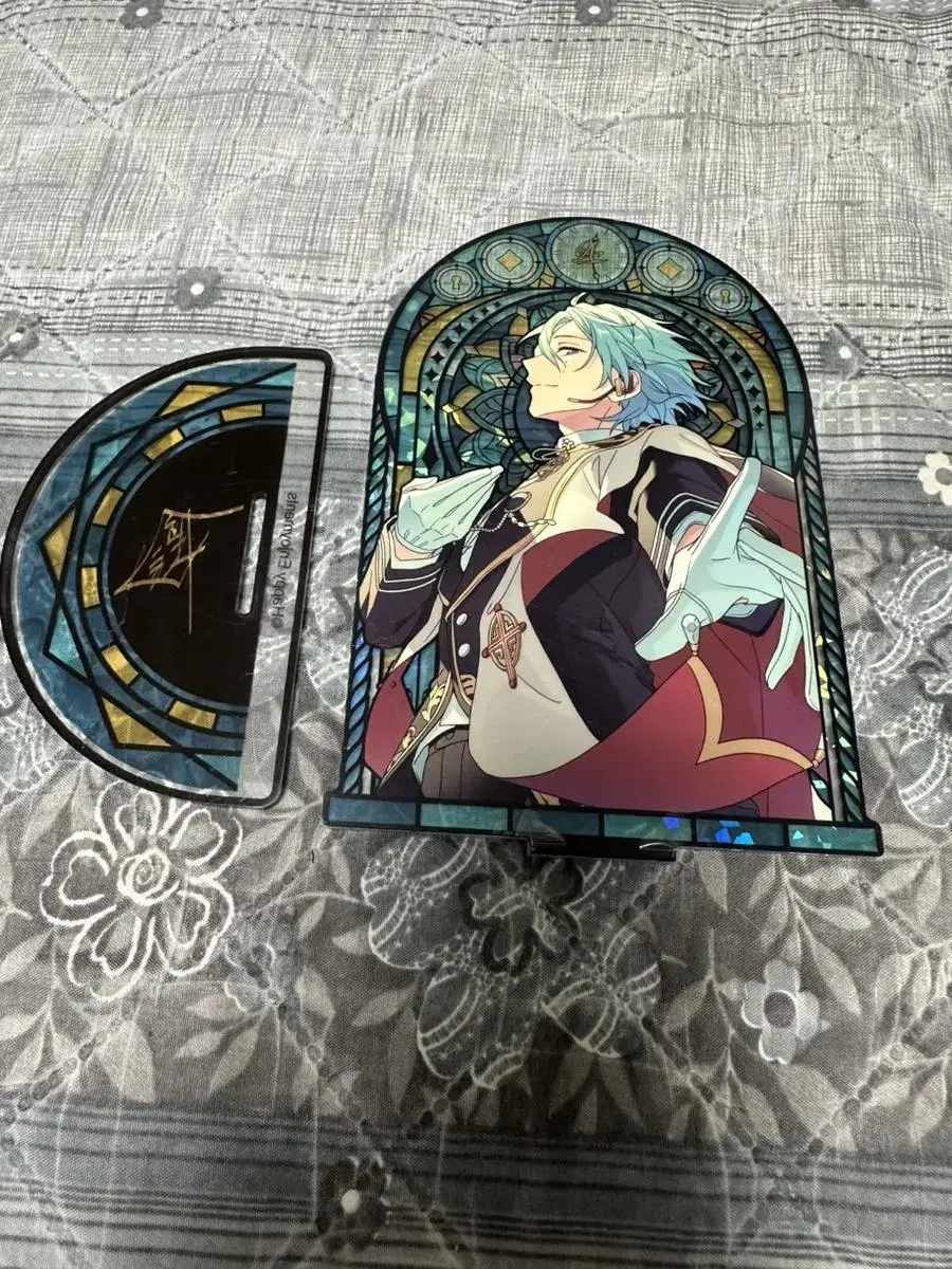 Anstar Kazuhaya Tatsumi stained glass acrylic stand for sale