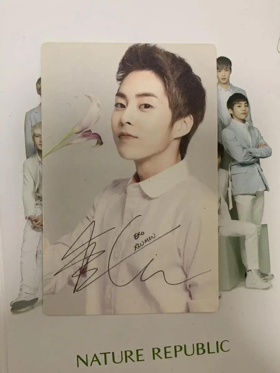 Exo NaturePublic xiumin photocard