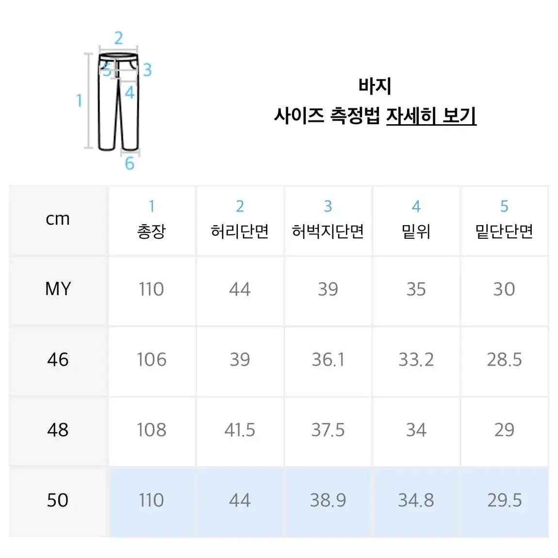 마틴플랜 웹와이드데님 미드블루