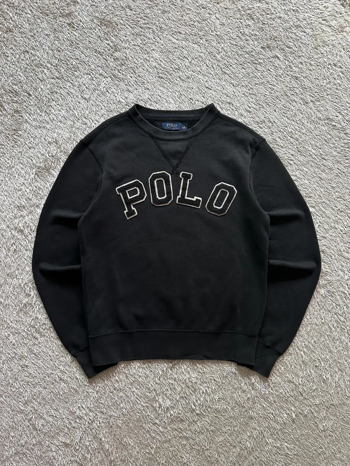 [S] Polo Ralph Lauren POLO New Archirogo Sweatshirt Black