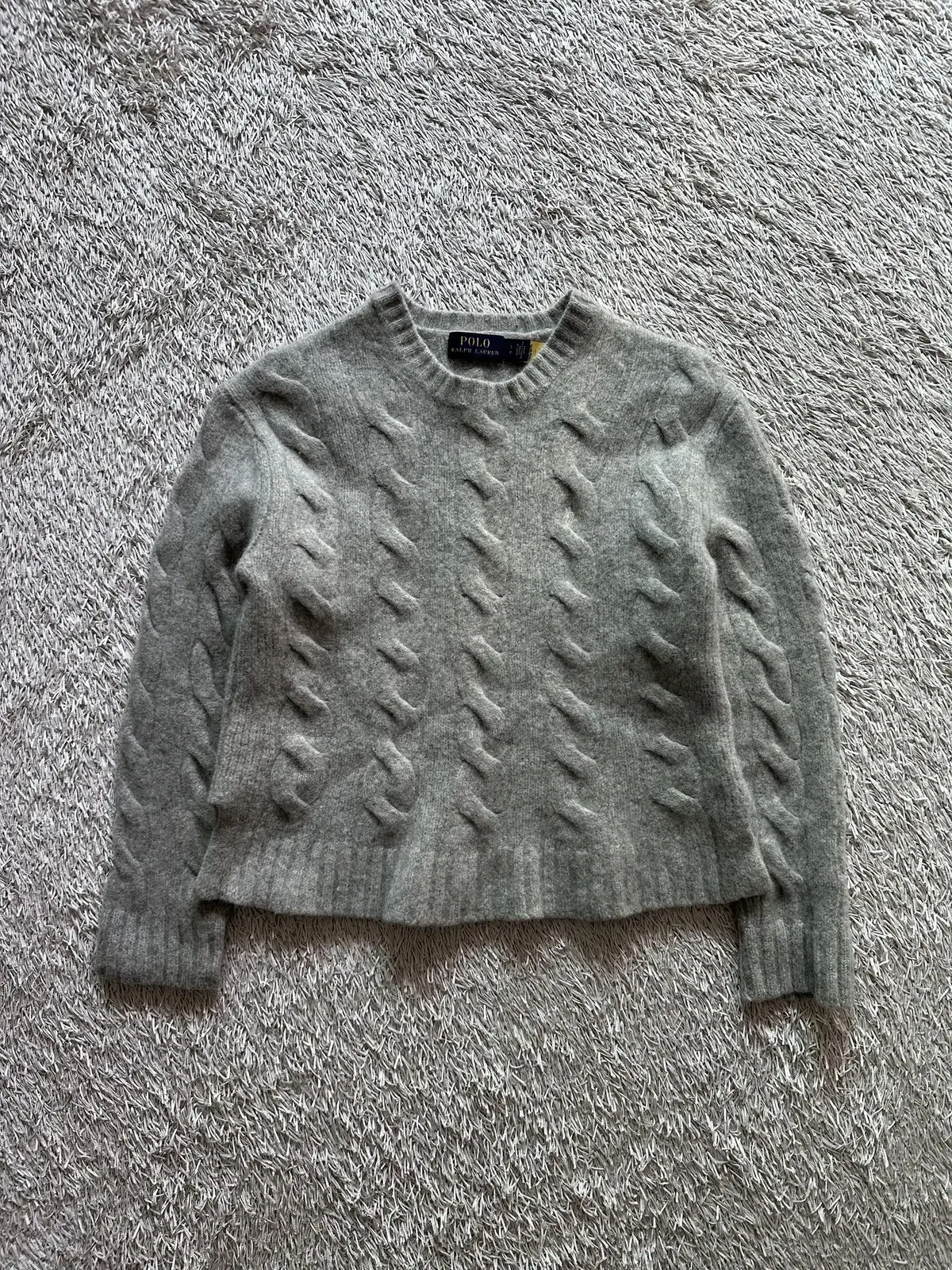 [Women's S] Polo Ralph Lauren POLO New QR blend wool cashmere knit